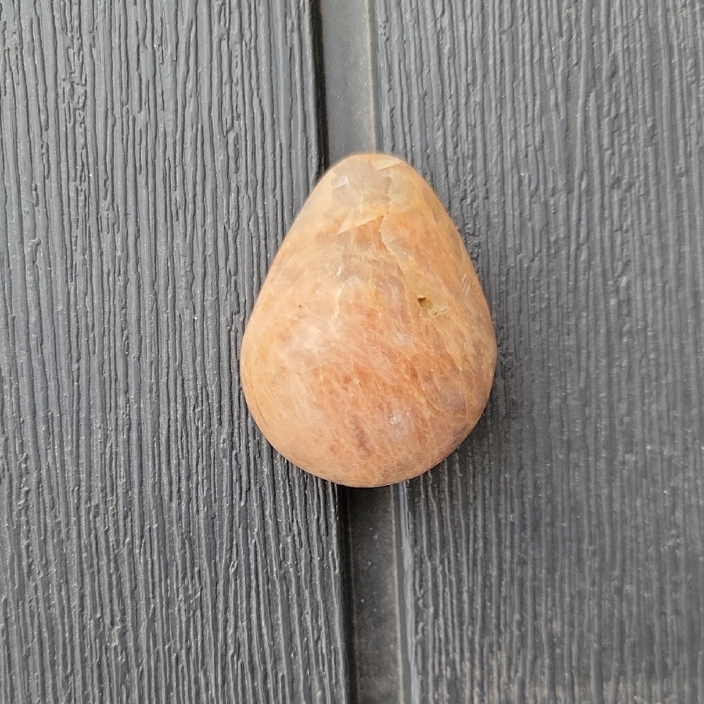 Peach Moonstone Crystal Egg- Small